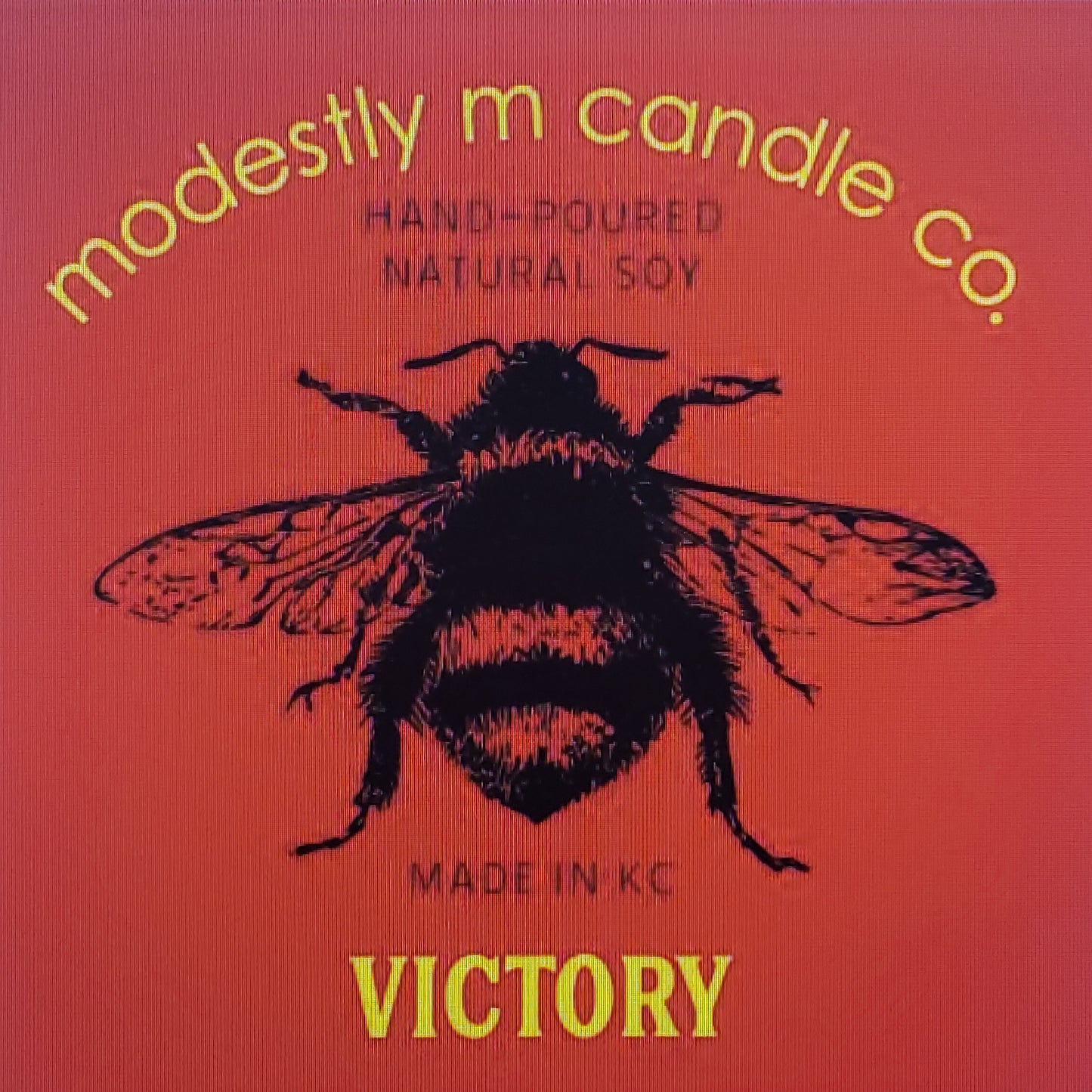 VICTORY 11oz straight sided candle - modestly m candle co.