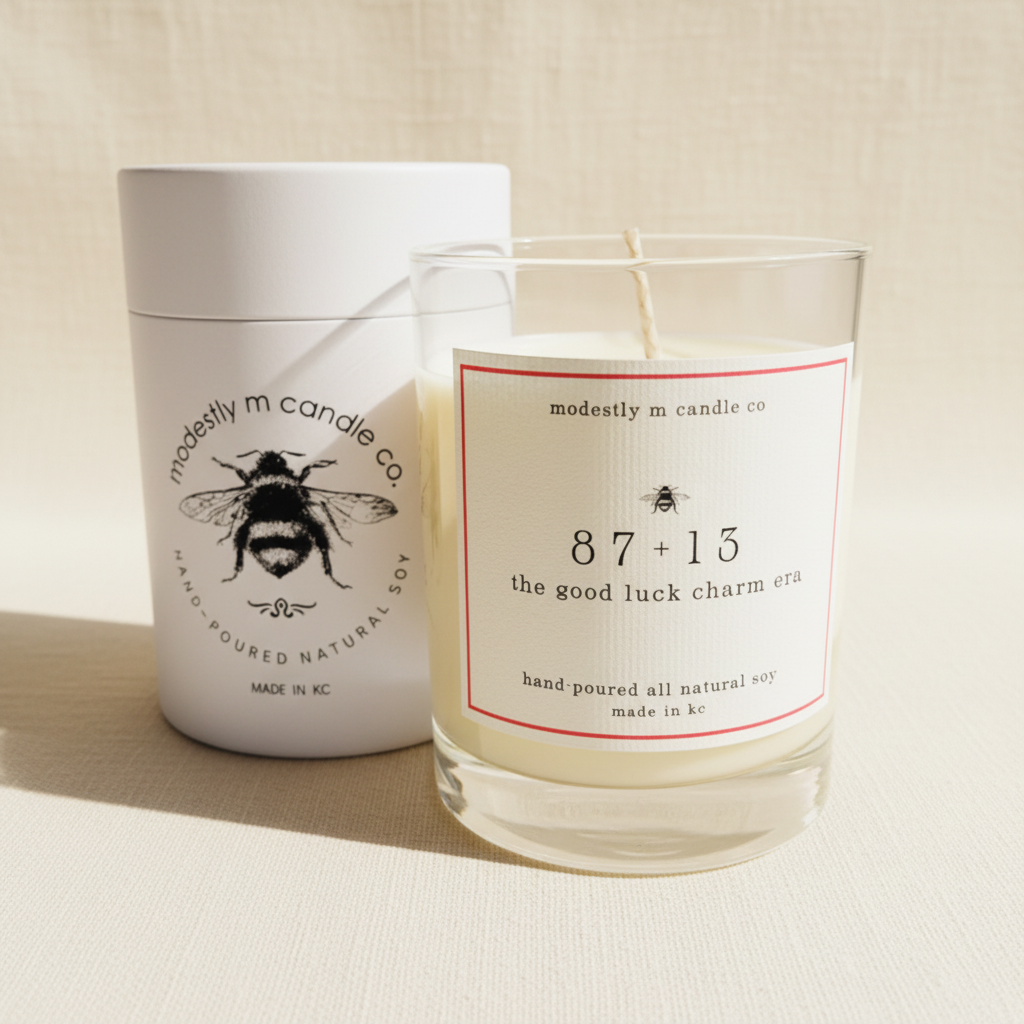 87 + 13  The Good Luck Charm Era Candle