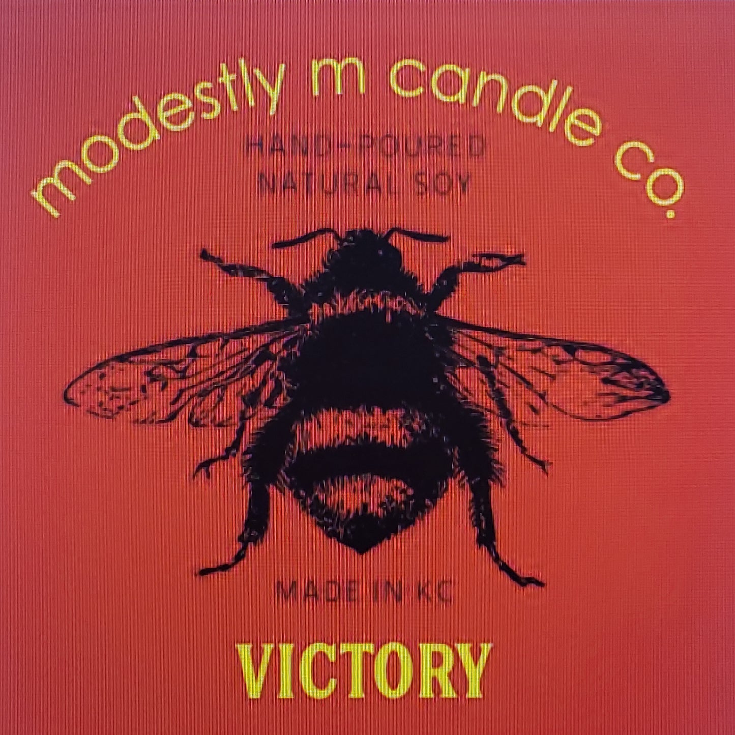 VICTORY  11oz straight sided candle - modestly m candle co.