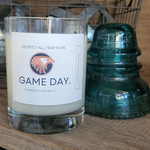 Olathe East Game Day 11 oz straight sided candle